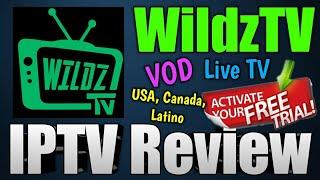 WildzTV IPTV Service Review -  Cable TV Replacement - 5 Day Test Account!!