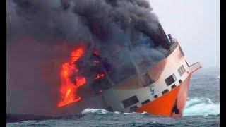 Top 10 Crashes Big Ships In Fire