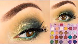 Colourpop x Kathleen Lights So Jaded Green Eye Makeup Tutorial || KELLI MARISSA