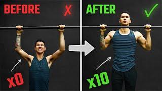 How To Increase Your Pull-Ups From 0 to 10+ Reps FAST (3 Science-Based Tips)