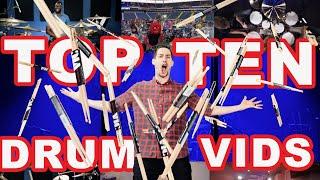 TOP 10 Drum Videos On YouTube!