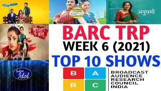 BARC Trp of Week 6 (2021) || Top 10 Indian Serials || TRP Of This Week