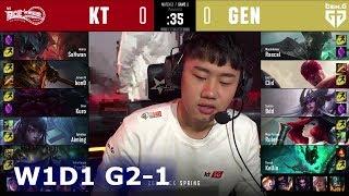 KT vs GEN - Game 1 | Week 1 Day 1 S10 LCK Spring 2020 | KT Rolster vs Gen.G G1 W1D1