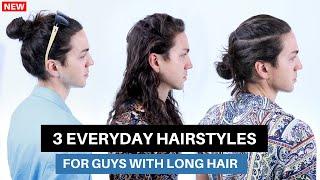 3 Mens Everyday Hairstyles For Long Hair (Quick & Easy)