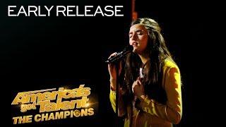 Angelina Jordan Sings Elton John's "Goodbye Yellow Brick Road" - America's Got Talent: The Champions