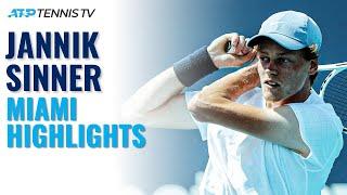 Jannik Sinner: Brilliant Shots & Best Moments | Miami 2021