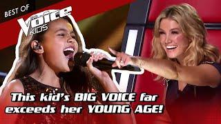 This 10-Year-Old's BIG VOICE wows the coaches in The Voice Kids!