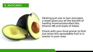 TOP 10 HEALTHIEST FOOD ON PLANET PRESENTATION, HEALTH BENEFITS OF AVOCADO