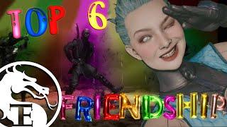 Top 6 Mejores Friendships de Mortal Kombat 11 |"The End"