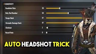Free Fire Auto Headshot Trick 2021 Mobile and PC Sensitivity Total Gaming | Garena Free Fire