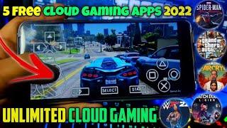 Top 5 FREE Cloud Gaming Emulator With GTA 5 On Mobile - Unlimited Time - FREE Cloud Gaming 2022