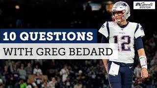 Who are the top 5 quarterbacks in the league? | 10 Questions with Greg Bedard | NBC Sports Boston