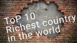 ToP 10 Richest country in the World #shorts