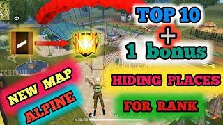 Top 10 new hidden place in alpine || best hiding place in alpine map || Alpine map