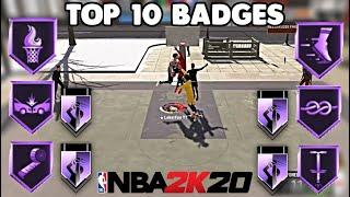 THE TOP 10 BEST BADGES IN NBA 2K20