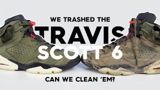 Saving Jordan 6 Travis Scott From DISGUSTING Mud Sludge (Cleaning)