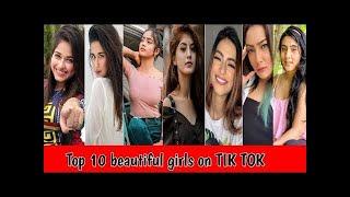 Top 10 popular girls on Tik tok in INDIA 2019   beautiful girls   cute girls