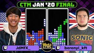 (former)RECORD HIGHEST COMBINED AT CTM - JAN 2020 FINAL - Joseph vs. Richard -Classic Tetris Monthly