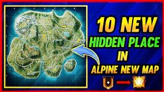Top 10 New Hidden Places In Alpine | Free Fire Secret Places In Alpine Map | Alpine Map Secret Trick