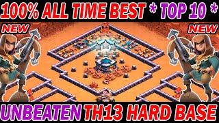 *** All Time Best TOP 10 *** TH13 War Base + Link ( 2021 ) | Unbeatable 