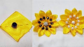 Hand Embroidery,Amazing DIY #Ribbon Trick,Make Super Easy Idea Sewing Hack,Hand Stitch Work