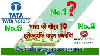 Top 10 Electric Vechiles Company In India || Hindi #GOGREEN #ElectricVehicles #Top #hindi