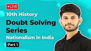 Nationalism in India Class 10 Important Questions 2021 | Nationalism in India Class 10 (Live)