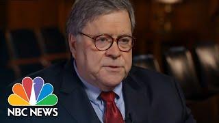 Full Interview: Barr Criticizes Inspector General Report On The Russia Investigation | NBC News