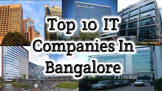 Top 10 IT Companies in Bangalore//top companies//best companies//silicon valley of India// Cybercity