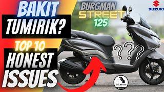 Top 10 Honest Cons of Suzuki Burgman Street 125