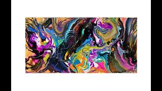 *Dynamic Fluid Art Swipe & Basting Brush No Tilt, Vibrant Zinger With Enamels Acrylics#6646 -1.14.20