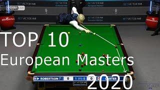 TOP 10 BEST SHOTS! Snooker European Masters 2020!