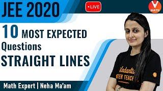 10 Most Expected Questions From Straight Lines | JEE Mains 2020 | JEE Mains Maths | Vedantu