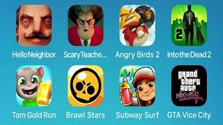 Hello Neighbor Scary Teacher 3D Tom Gold Run Brawl Stars top games ios 2020 fgteev