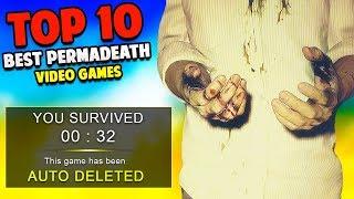 Top 10 PERMADEATH Video Games Where DYING = GAME OVER