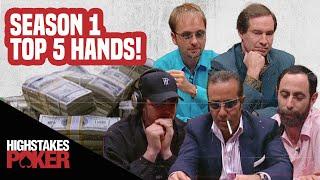 High Stakes Poker Best Poker Hands | Season 1