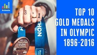 Top 10 Country by Most Gold Medals in Olympics Games | TIDA Animated Stat (1896-2016)