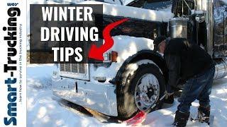 Our Top Winter Driving Tips For Truck Drivers (For Keeping the Rubber Side Down!)