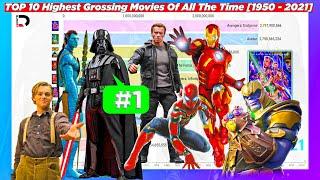 TOP 10 Highest Grossing Movies of all time [1950-2021]