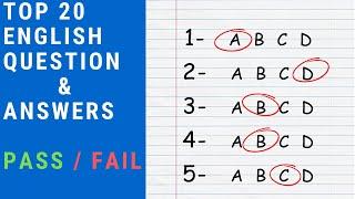 Top 20 English Questions & Answers for Beginners A2 Level -  Can You Score 10/10? - Part 1