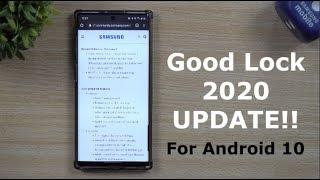 Good Lock 2020 Update + New Features Listed Out (Android 10 Support)