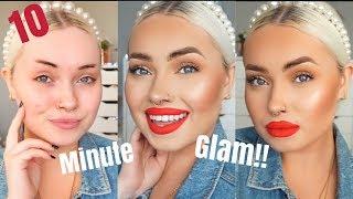 DRUGSTORE 10 MINUTE GLAM | Christmas Edition