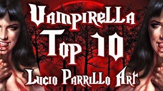 Top 10 Best Vampirella Comic Book Cover Art By Lucio Parrillo