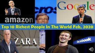 Top 10 Richest People in the World 2020