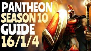 PANTHEON GUIDE Season 10 - Best Builds & Runes - How to generally play Pantheon Mid Tutorial