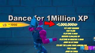 New INSANE XP GLITCH in Fortnite Chapter 3 MAP CODE (1,000,000 XP PER MINUTE)