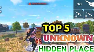 Top 5 New Hidden Place In Free Fire In Bermuda 2022⚡️| Rank Push Tips And Tricks In Free Fire 2022