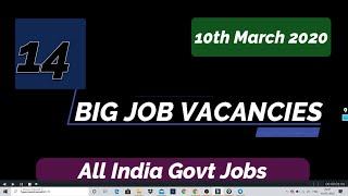 Top job vacancies in march || all india govt jobs || latest jobs || apply now