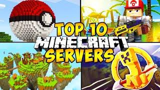 "TOP 10 MINECRAFT SERVERS" (Minecraft Servers PC, Minecraft Servers 1.15, Minecraft PVP, Survival)