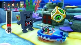 Mario Party 10 Bowser Map Vs Team Daisy, Rosalina, Spike,Luigi Master